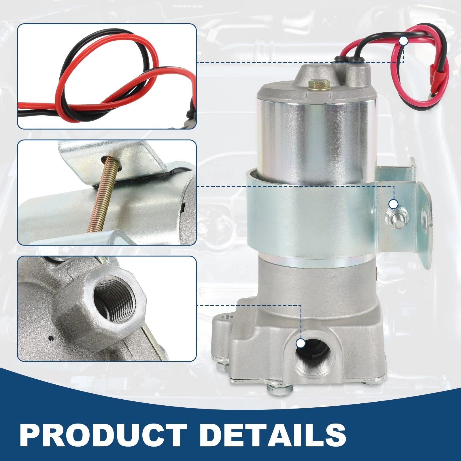 Low Pressure Electric Fuel Pump for Gasoline Carburetor (2013–2014)