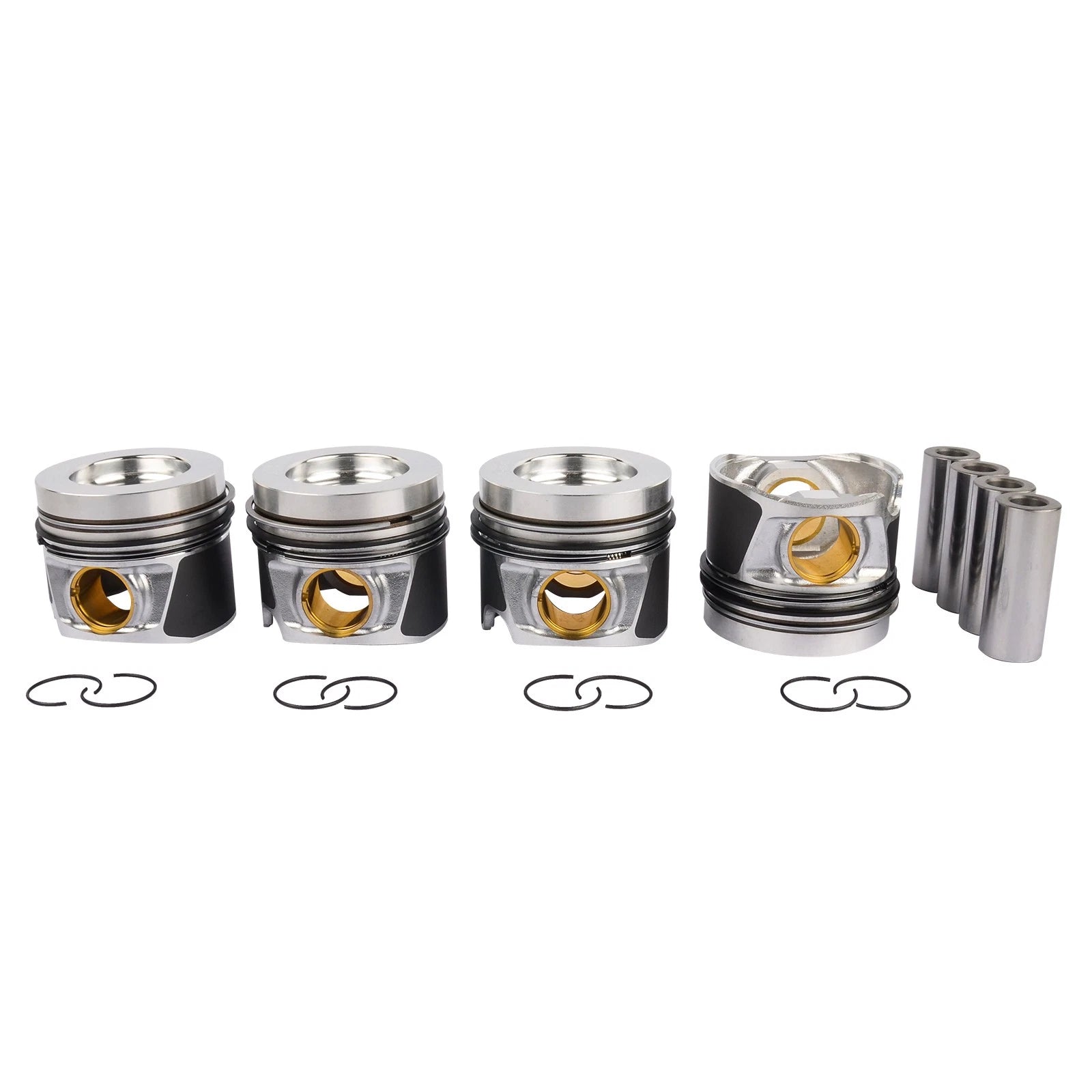 Set of 4 Piston Rings for VW Transporter Jetta Golf Passat Audi 2.0 TDI (2009–2014)