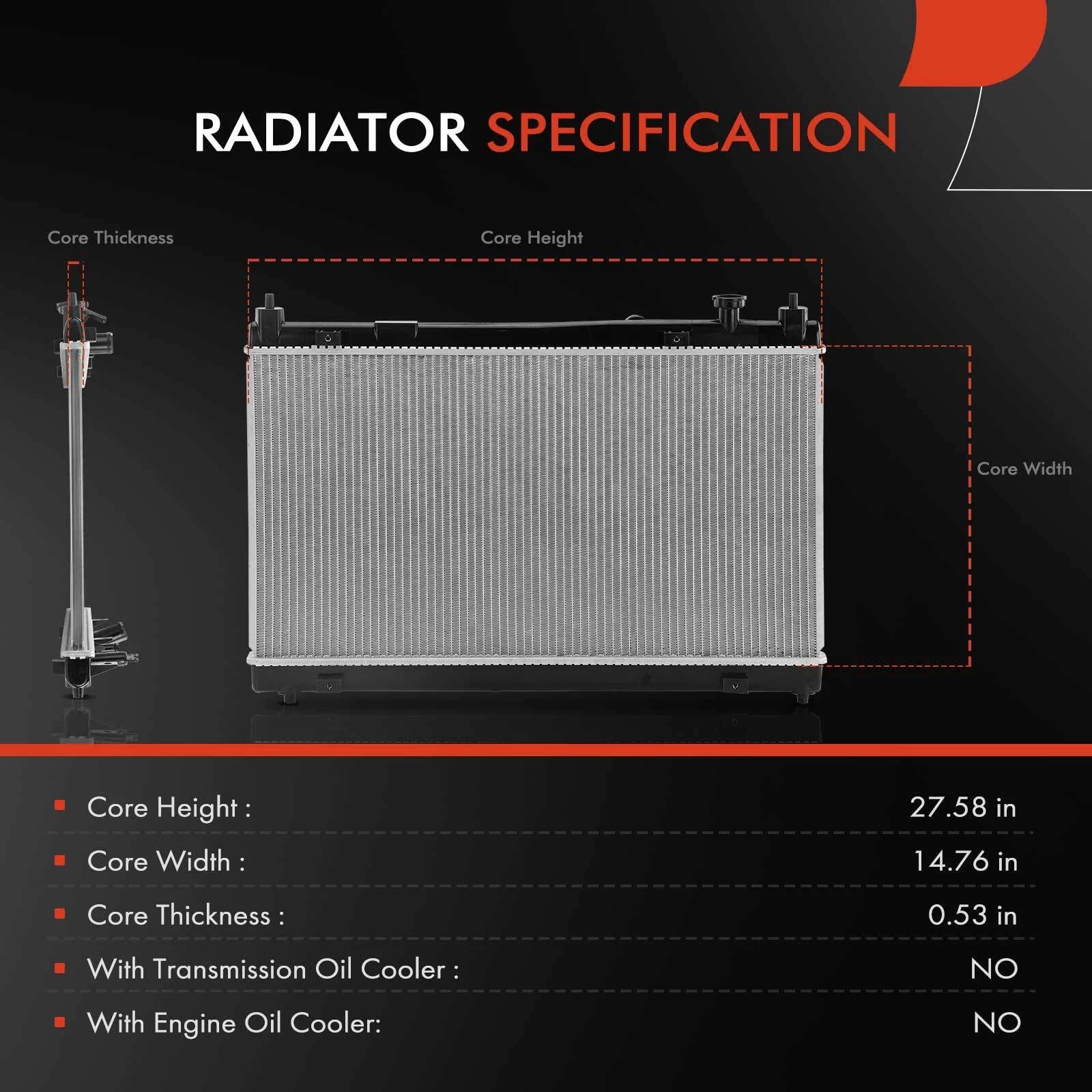 Radiator for Honda Fit (2015-2020)