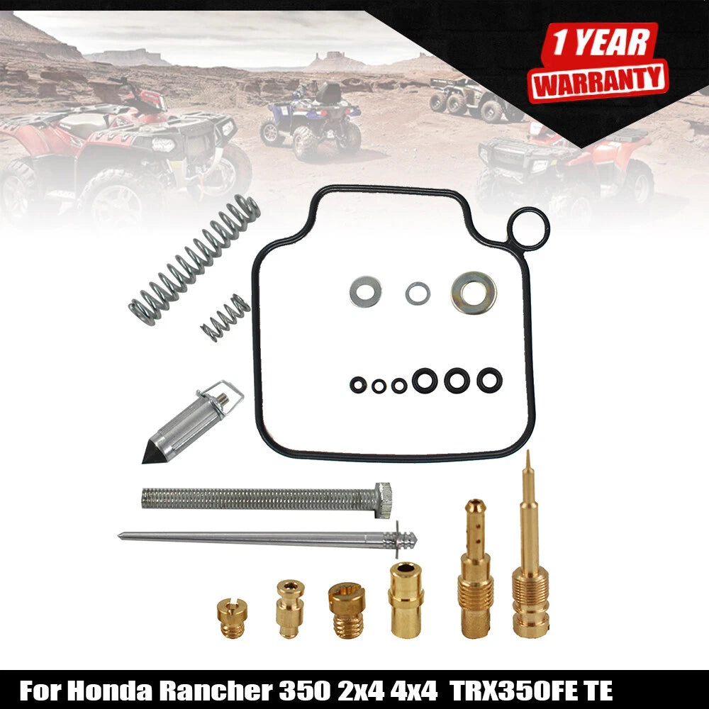 Carburetor Rebuild Kit for Honda Rancher 350 TRX350FE TE (2000–2006)