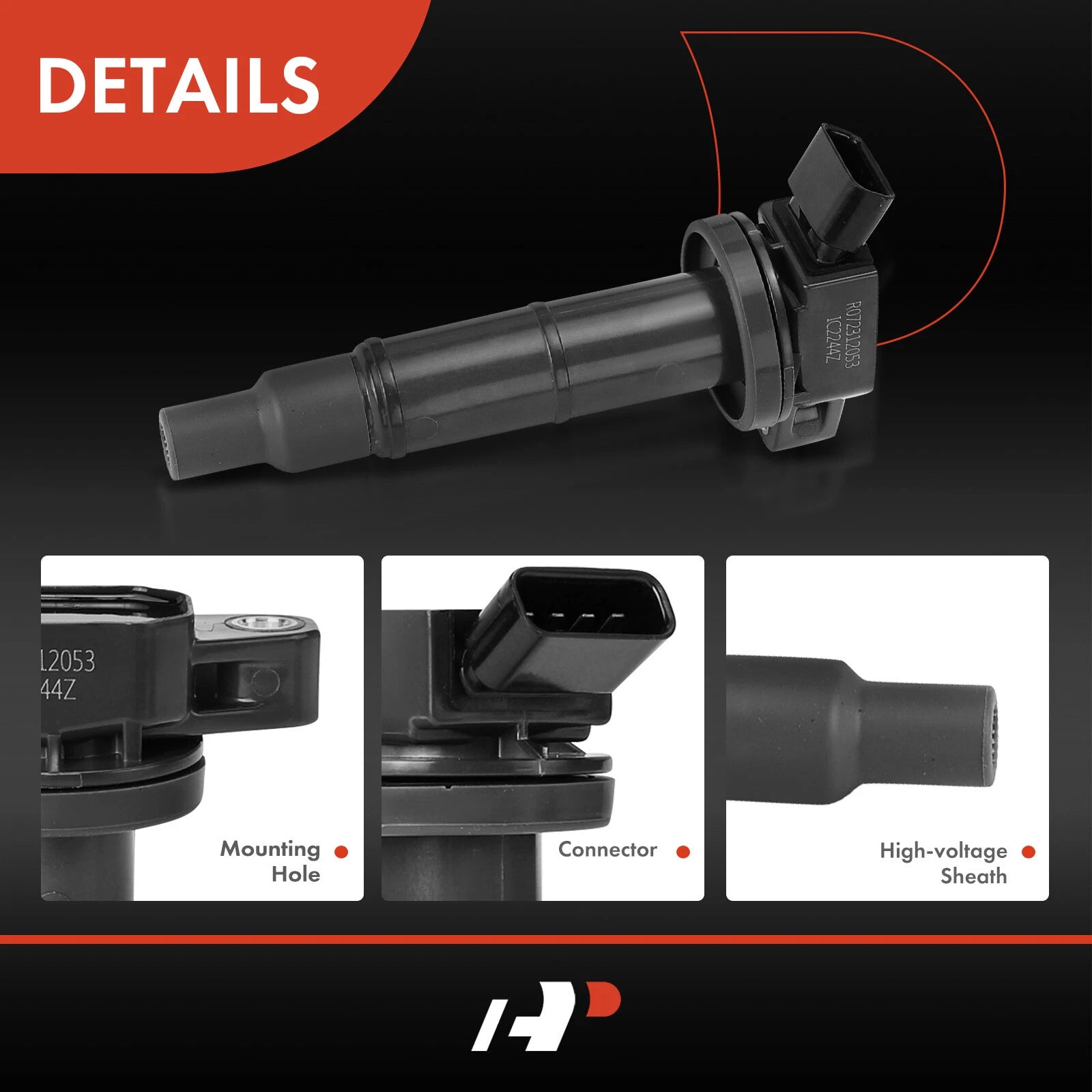 4x Ignition Coil for Toyota Camry RAV4 Corolla Highlander Lexus Scion (2010–2016)