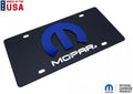 Mopar Emblem License Plate Black Finish for 3D Blue M Logo (OEM)