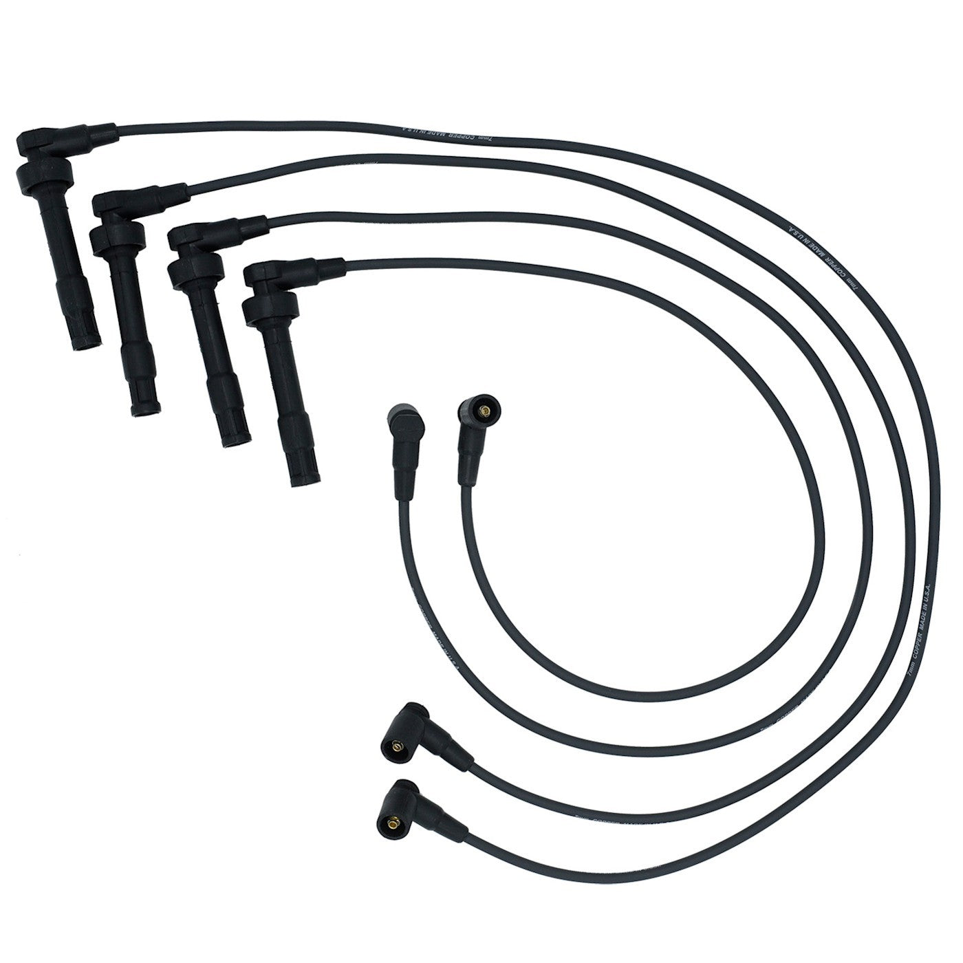Set of 4 Spark Plug Wires for BMW 3 Series E36, 318ti, E30