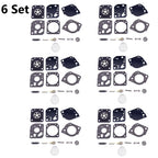 6x Carburetor Gasket Kit for Poulan Ryobi Homelite Zama C1U-W19 RB-117