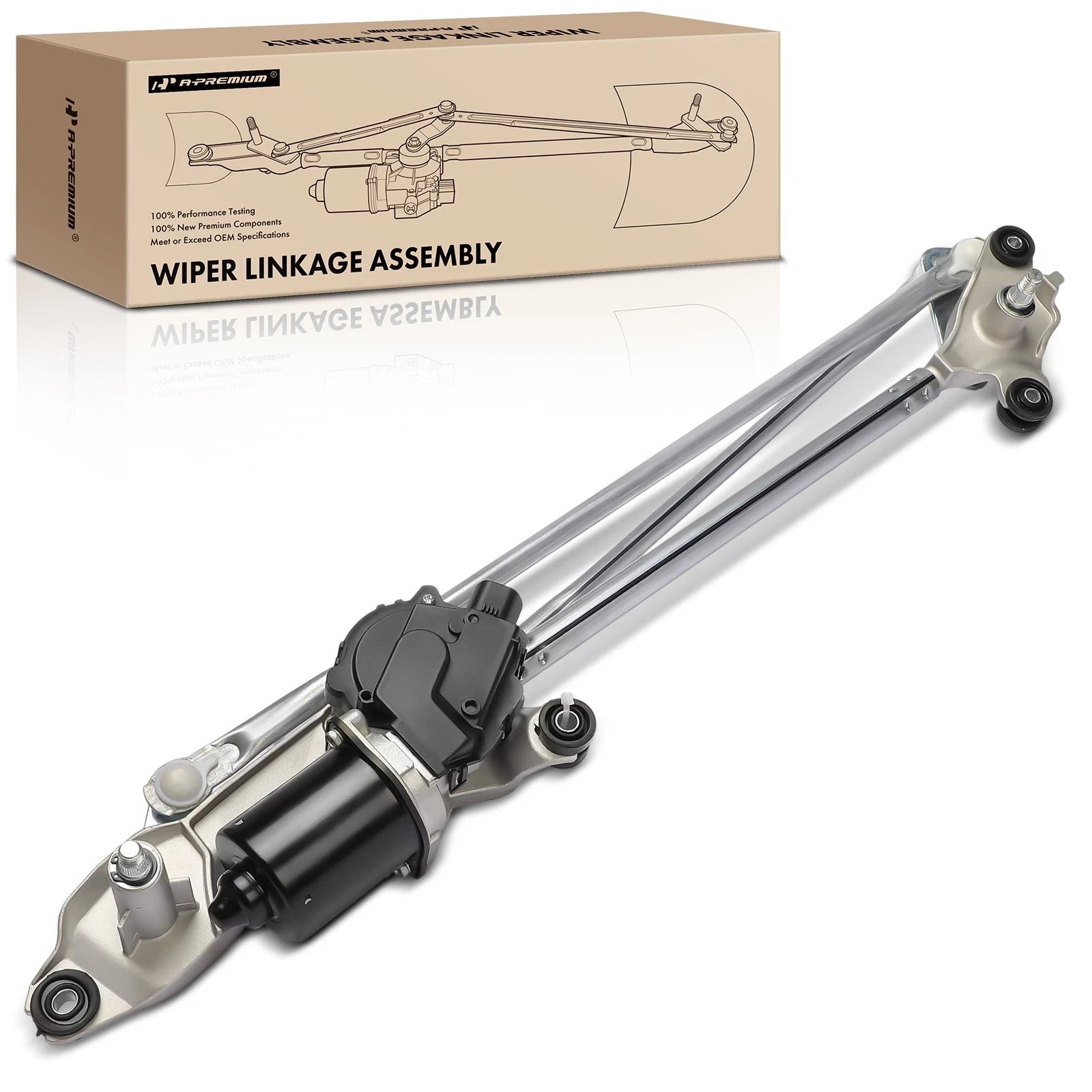 Front Windshield Wiper Motor & Linkage Assembly for Toyota Camry (2002–2006)