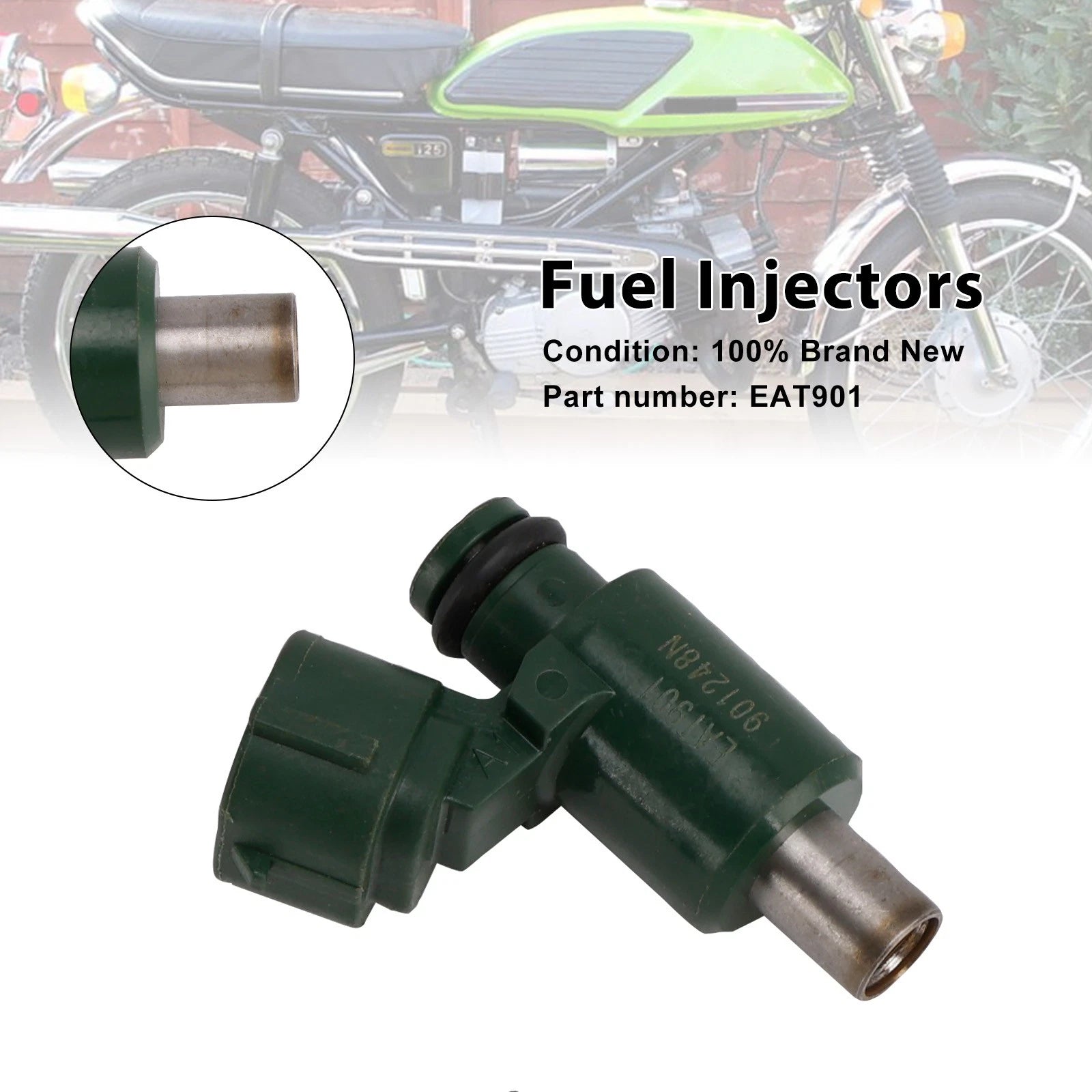 EAT901 Fuel Injectors for Suzuki Moped Motorcycle UU125T-2 UY125T (2000–2023)