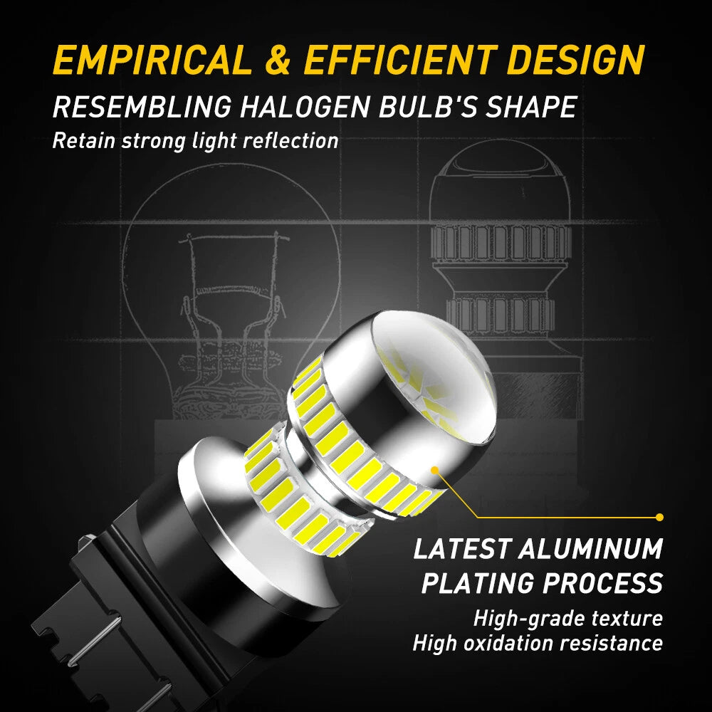 2X LED Daytime Running Light Bulbs for AUXITO 3157