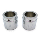Chrome 29mm Grooved Axle Nut Cap for Harley Honda Suzuki Kawasaki Yamaha (–)