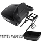 Trunk Backrest Pad Mount Rack for Harley Heritage Classic (2018–2026) Black