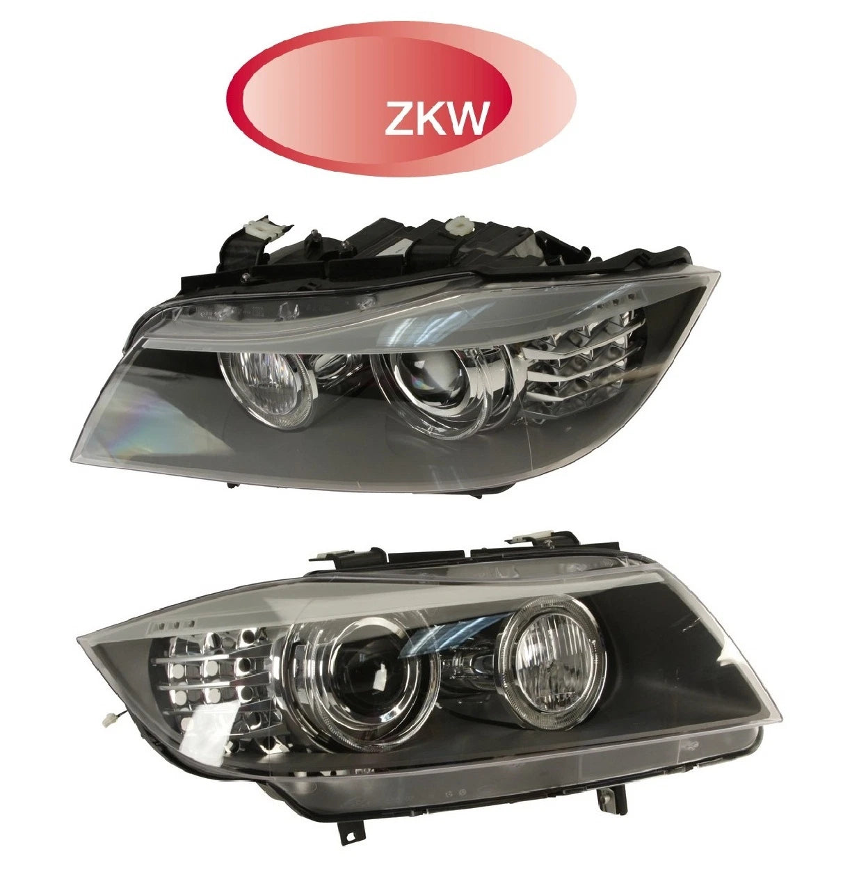 Set of 2 Bi-Xenon Adaptive LED Headlight Assemblies for BMW E90 E91 (2007–2013)