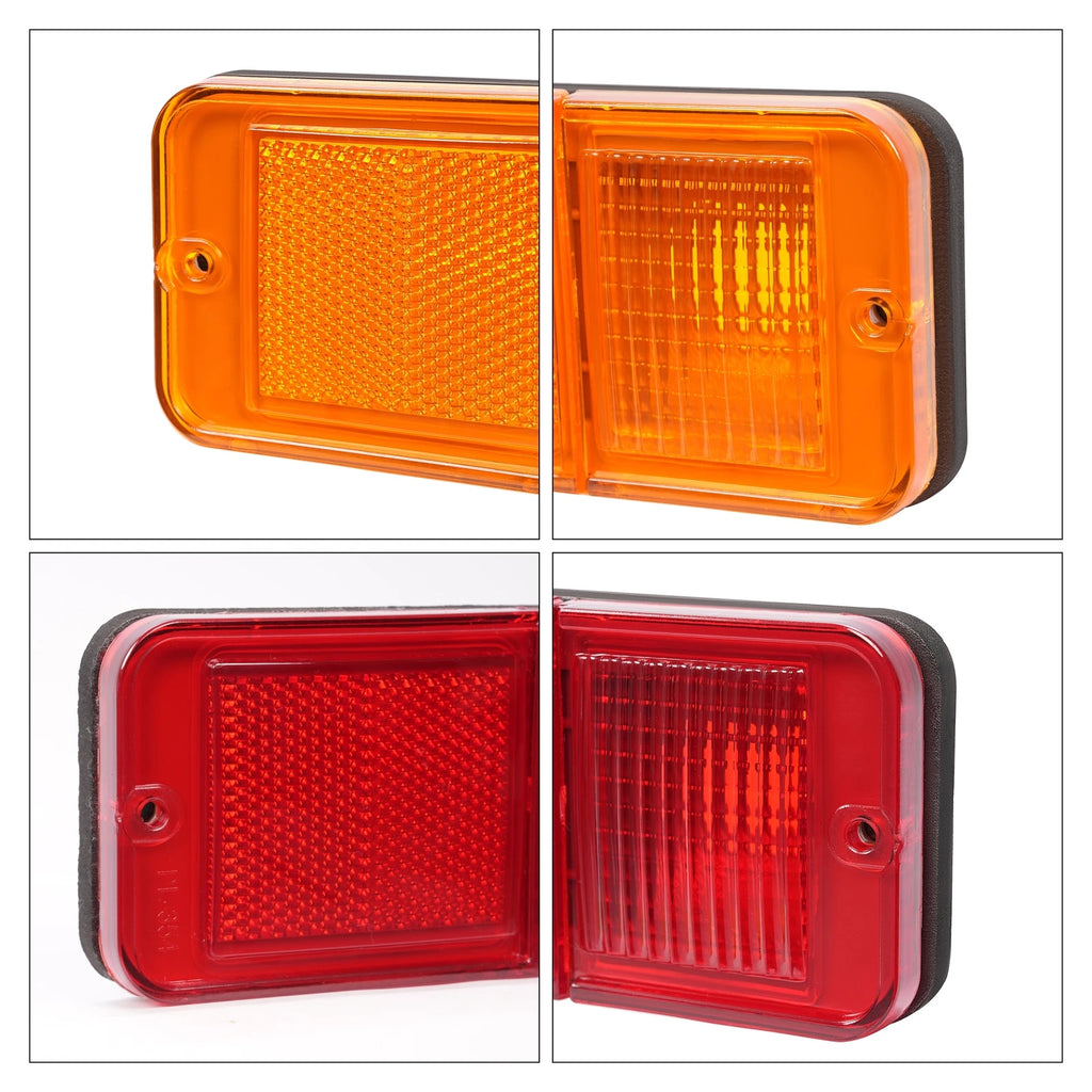 Set of 2 Side Marker Lights for Chevy GMC C/K Pickup Suburban (1968–1972)