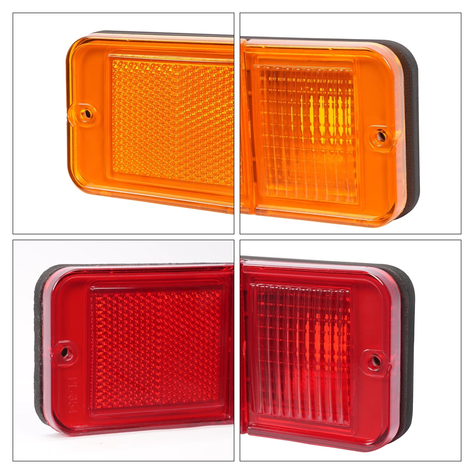 Set of 2 Side Marker Lights for Chevy GMC C/K Pickup Suburban (1968–1972)