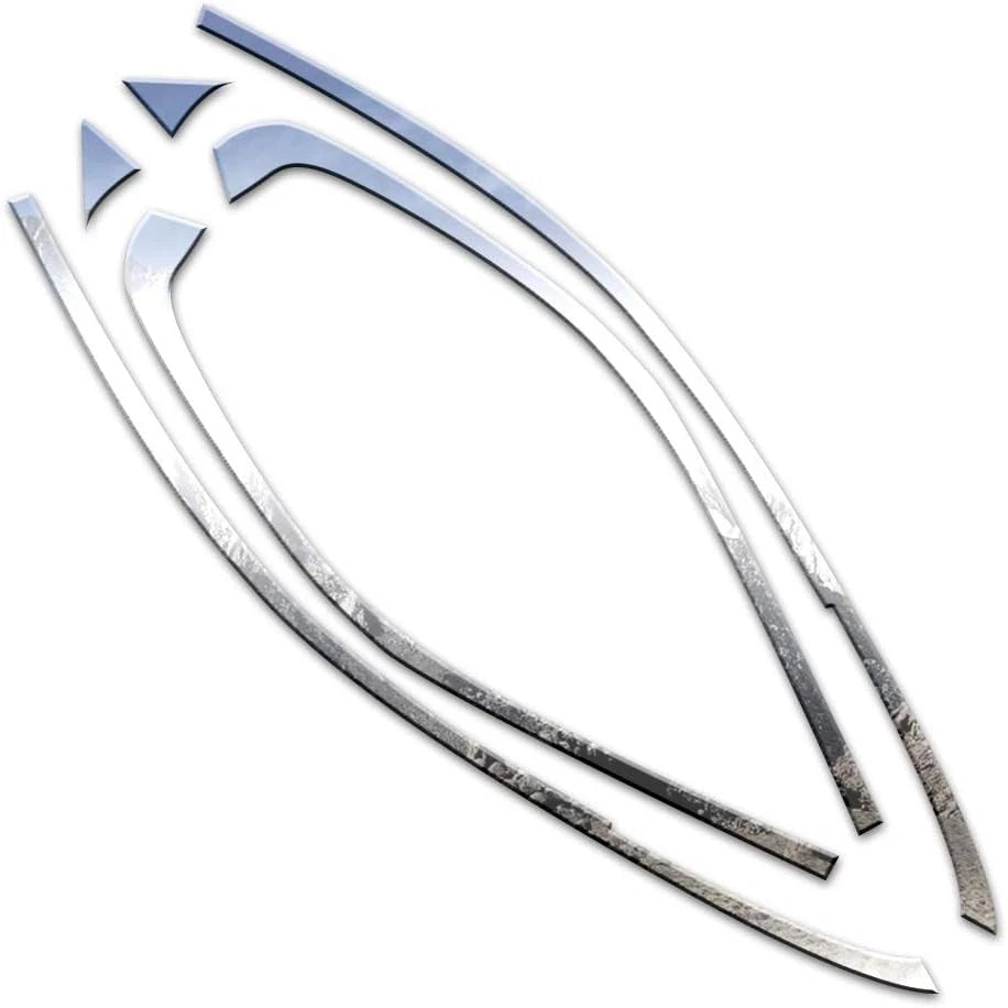 6pc Luxury FX Stainless Steel Window Trim Package for Lincoln Zephyr (2006)