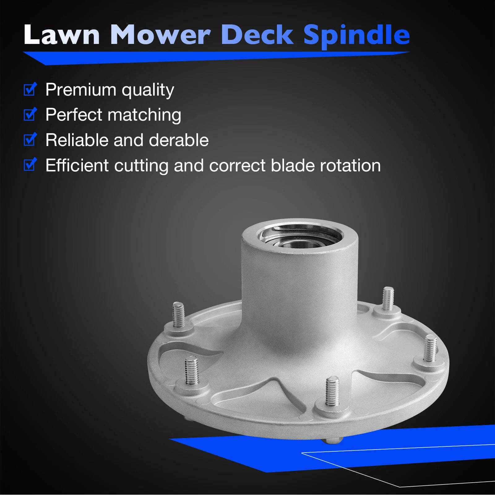 Deck Blade Spindle Assembly for Toro Z-Master ZTR (117-1250, 120-5477)