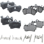 Set of 4 NAO Brake Pads for Audi Q7 (2007–2015)