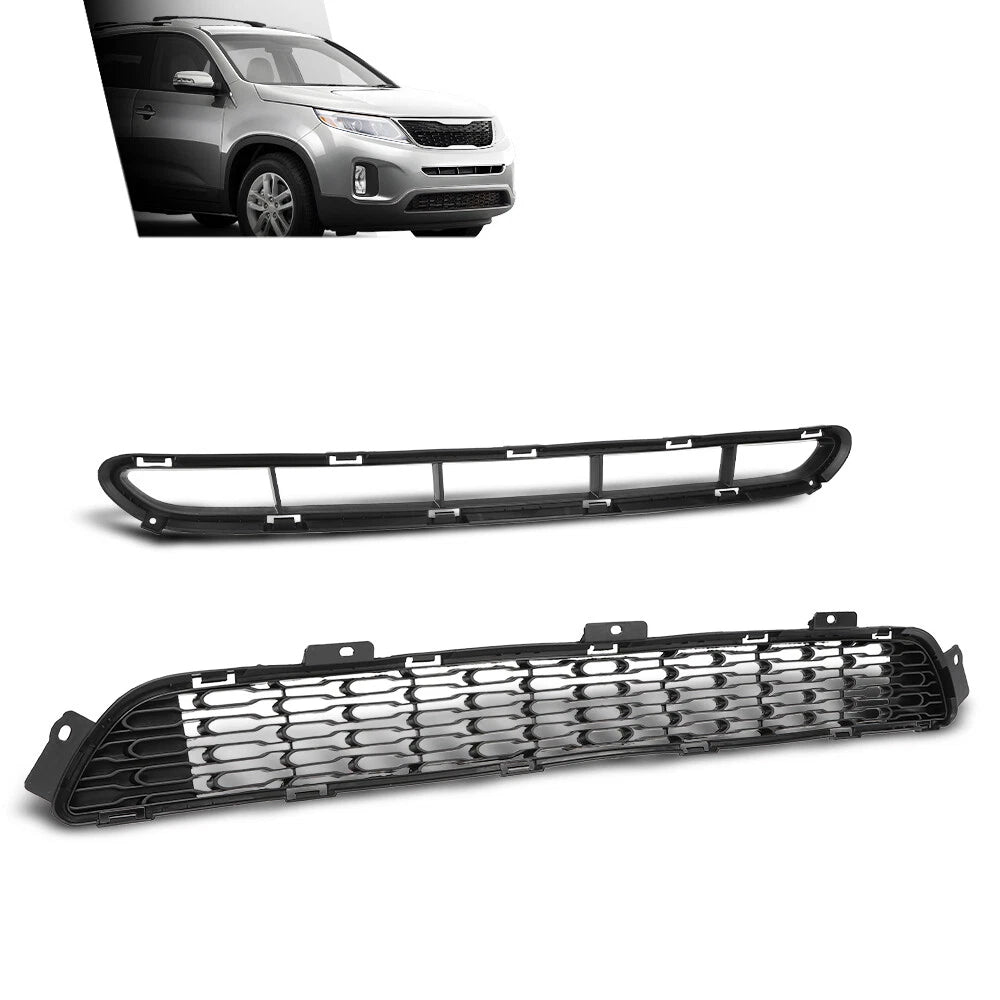 Front Center Lower Bumper Grille for Kia Sorento (2014–2015) Black