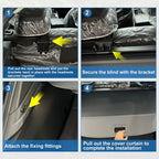 Retractable Cargo Cover for Mazda CX-30 (2020–2023) Waterproof Non Slip