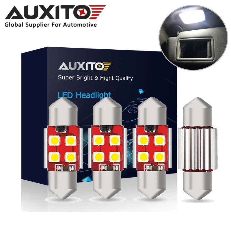 Set of 4 LED Festoon Interior Light Bulbs