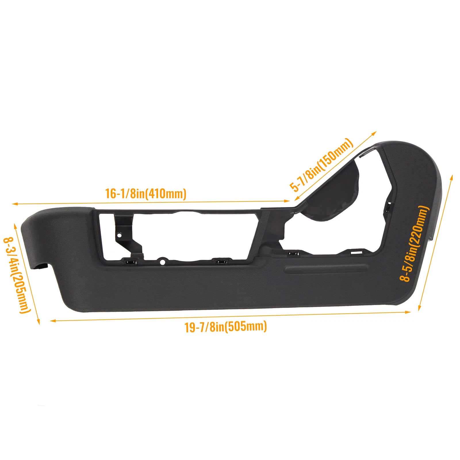 Drivers Side Seat Track Cover for Ford F150 (2009–2014) Black Plastic