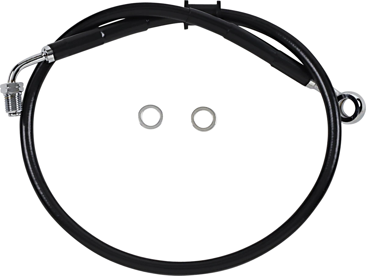 Brake Line - Front Upper - Black for Drag Specialties (618620-BLK)