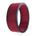 14" Red Round Washable Air Filter Element for Universal Applications (Fits 14")