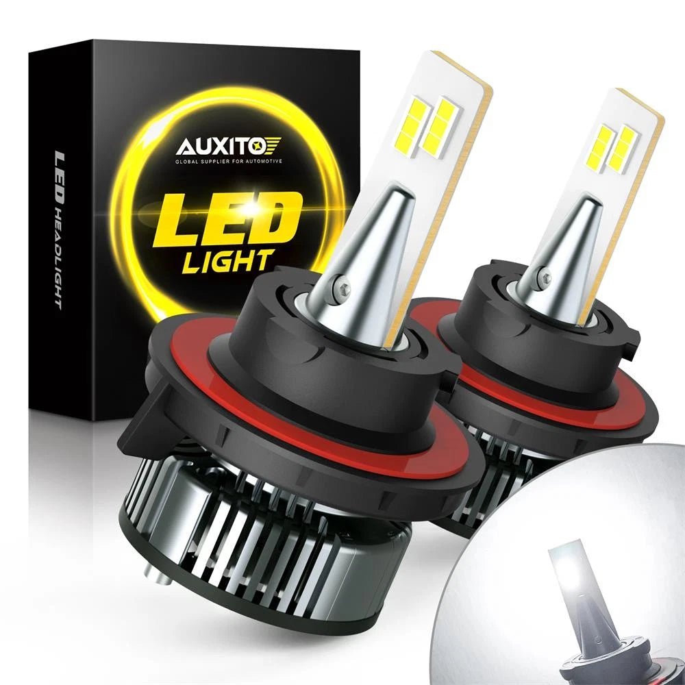 2X 9012 LED Headlight Bulbs for AUXITO (Hi/Low Beam, CANBUS, 16000LM, 6500K)