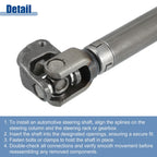 Intermediate Steering Column Shaft Coupling for Toyota Prius (2010–2015)