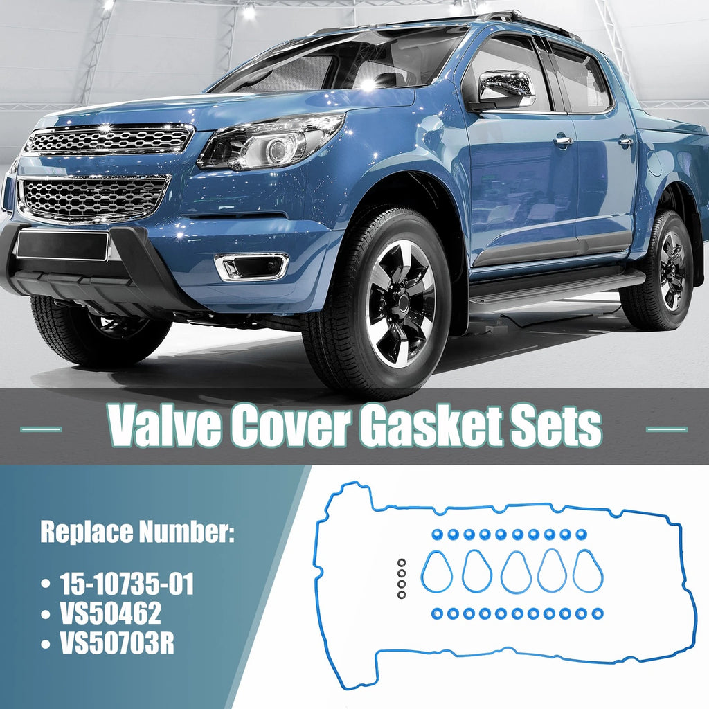 Valve Cover Gasket Seal Set Kit w/Grommets VS50462 for Chevy GMC Hummer 