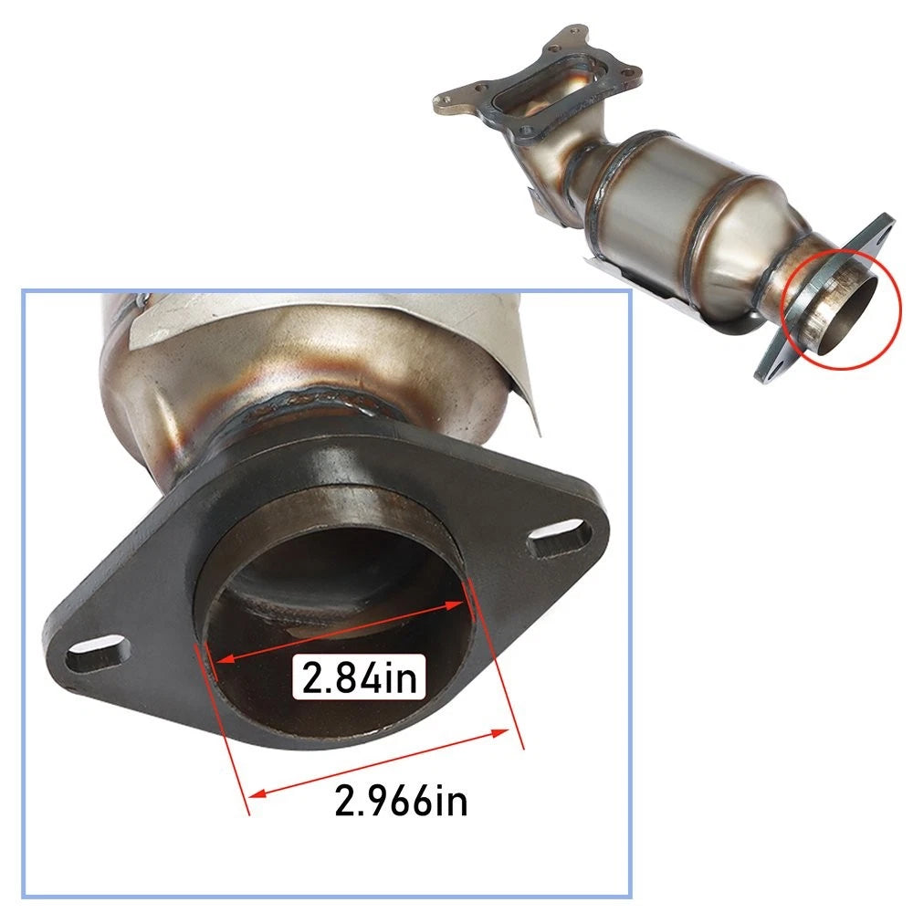 Set of 2 Catalytic Converters for Honda CR-V 2.4L (2010–2011)
