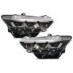 Full LED Headlight Set for Ford Mustang (2024–2026) - Chrome, DRL, LED Module