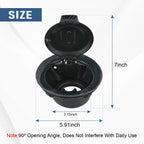 Carbon Fiber Gas Cap Cover for Dodge Challenger (2015-2019)