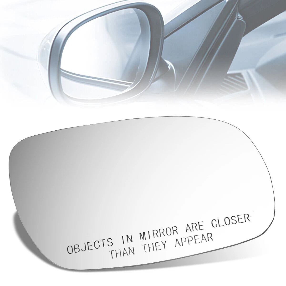 Side Door Mirror Glass for Caprice Roadmaster (1991–1994) Convex Lens Right