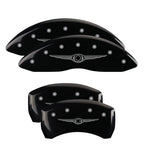 Set of 4 Gloss Black Wing Caliper Covers for 2005–2006 Chrysler Crossfire