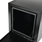 Steel Tool Box for Pickup Truck (18"x18"x18") - Black with Lock & Key