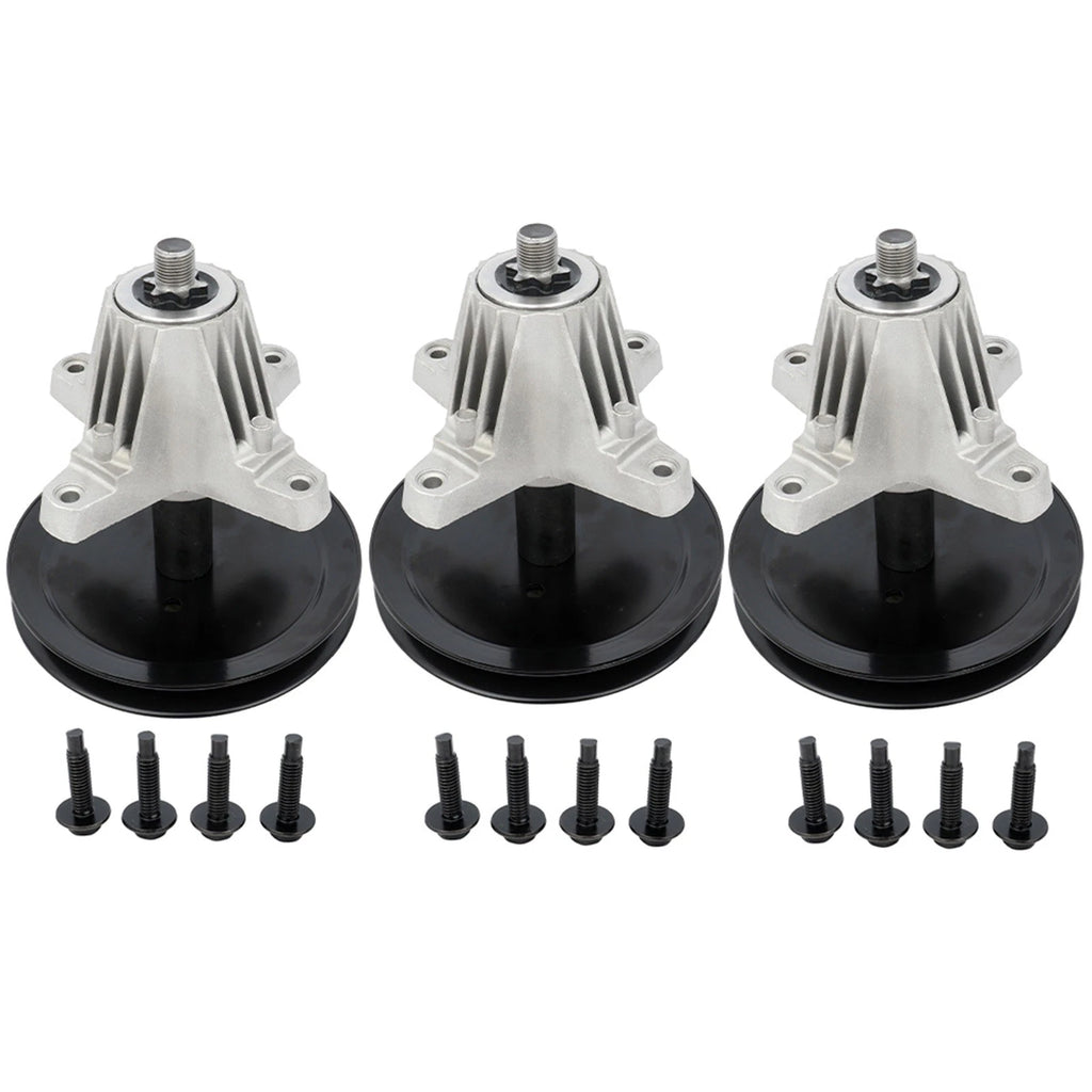 Set of 3 Deck Blade Spindle Assembly for Cub Cadet RZT L46 S46 (618-05078A, 918-05078A)