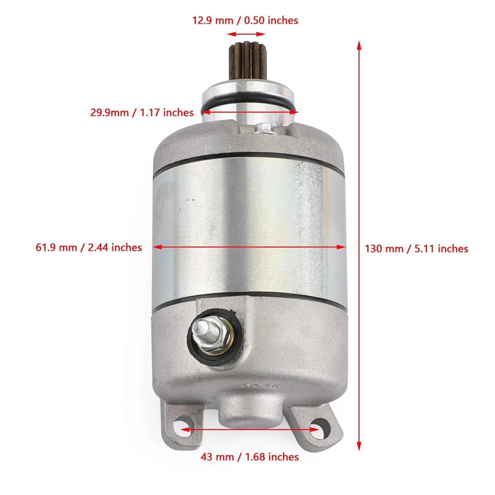 Starter for Honda ATV TRX450ER Sportrax Fourtrax (2006–2014) 31200-HP1-601