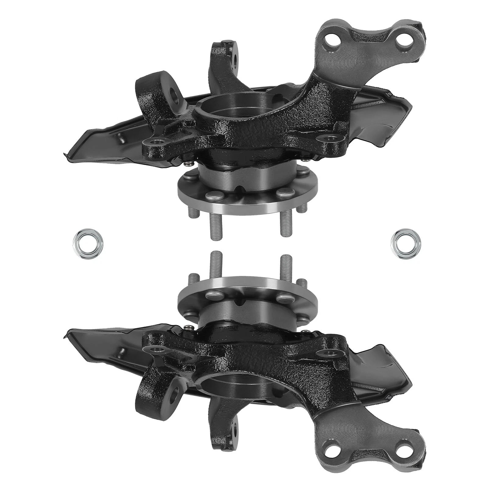 Set of 2 Front Steering Knuckles and Wheel Hub Bearings for Lexus ES350 (2007–2012)