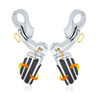 1-1/4" Short Angled Mount Highway Engine Guard Footpegs for Harley Touring (2009-2023)