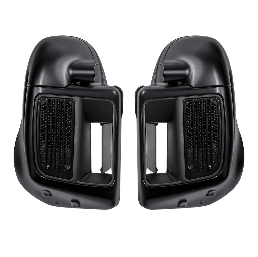 Lowers Vented Fairing for Harley Touring Glide (2014–2025) Black Denim