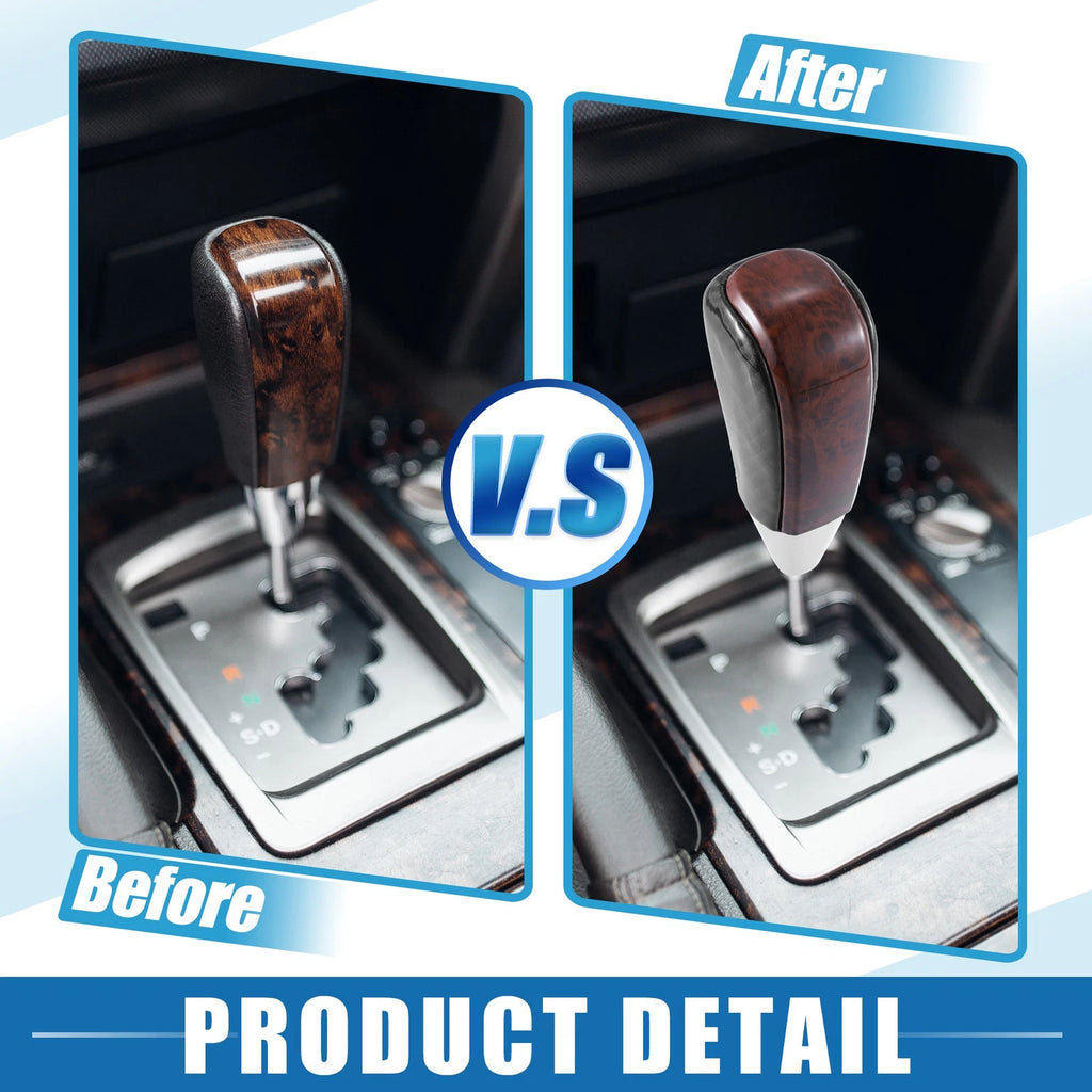 Gear Shift Knob for Toyota Land Cruiser (2016–2021) Black Brown