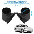 Drink Cup Holders for Tesla Model Y (2021-2023) & Model 3 (2017-2023)  Black