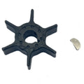 Water Pump Impeller w/ Key for Yamaha 4-Stroke 6-9.9 HP Outboard (68T-44352-00)