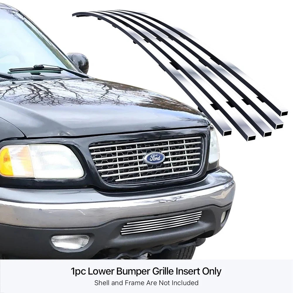 Lower Stainless Chrome Billet Grille for Ford Expedition F-150 (1999-2002)