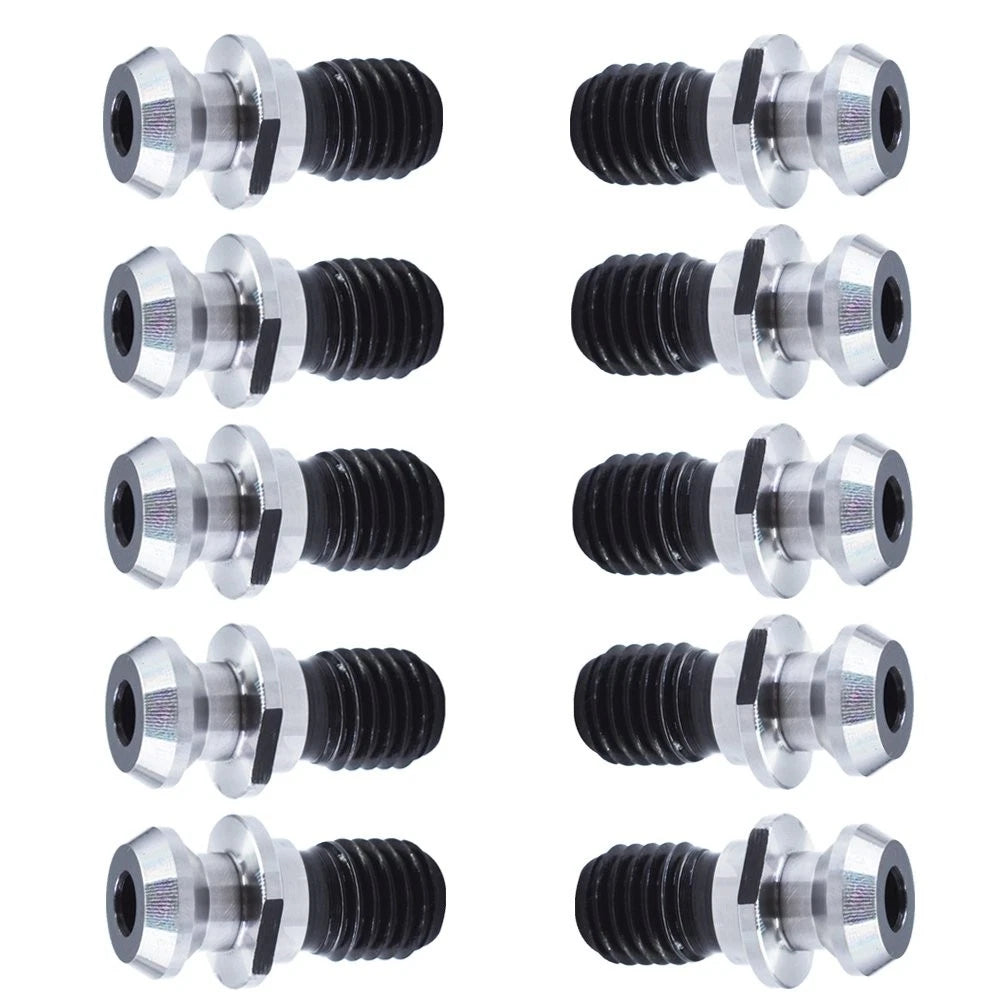 Set of 10 Coolant Pull Stud Retention Knobs for CAT40 Machines