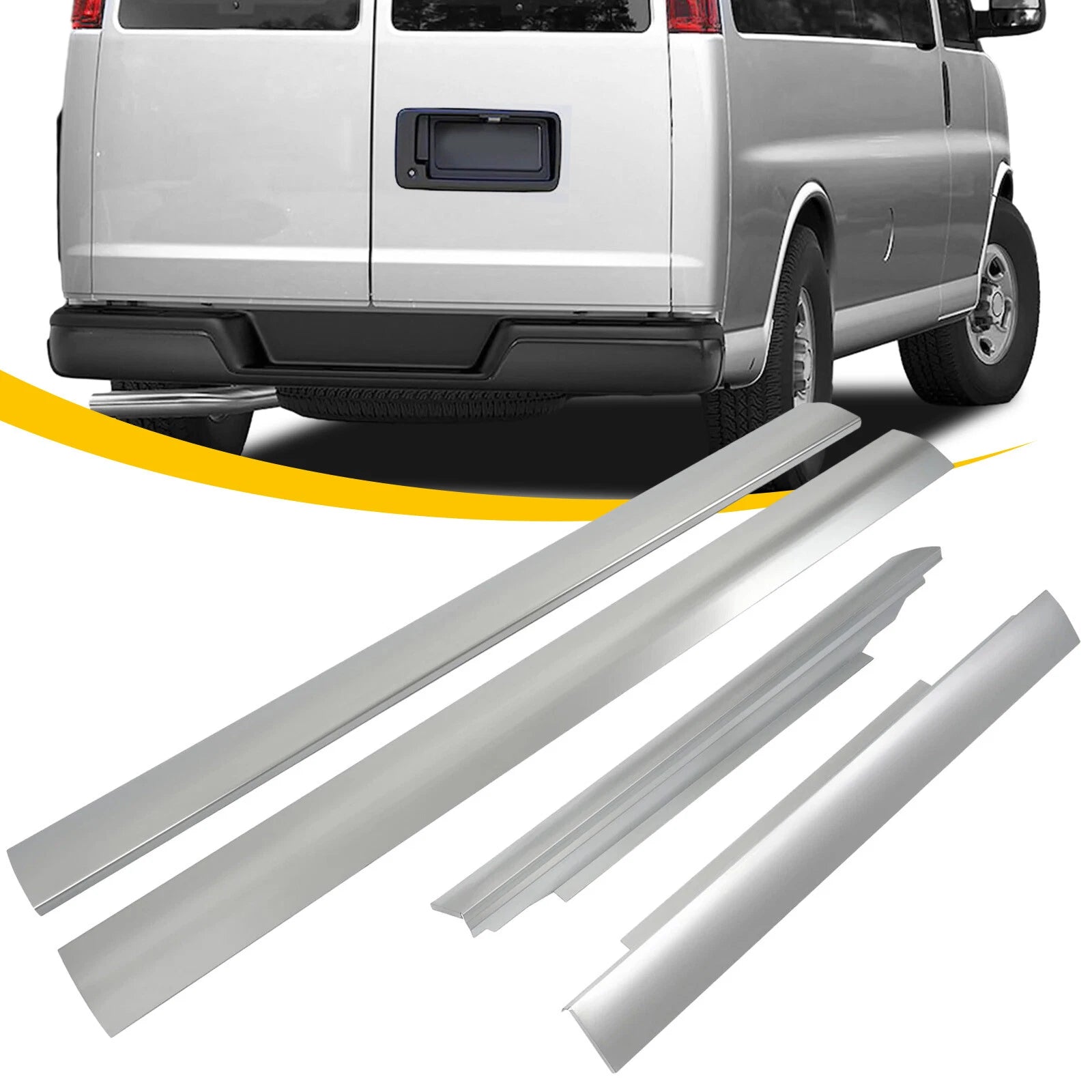 Rocker Panel Set of 2 for Chevy Express/GMC Savana (1996–2014)