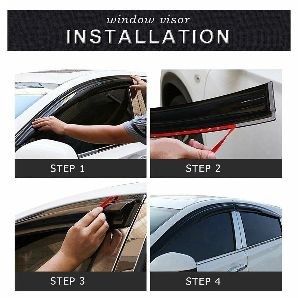Window Vent Visor Rain Deflector for Honda Accord (2005–2007)