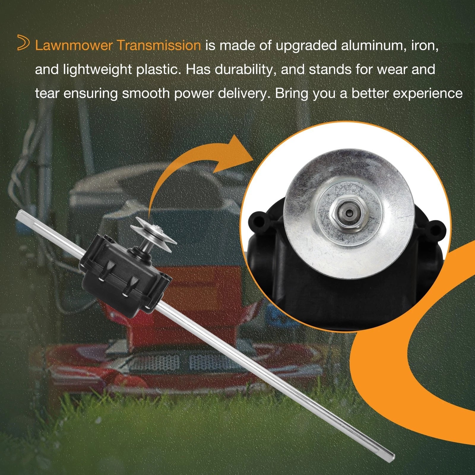 Transmission Axle Assembly for Toro Walk Behind Lawn Mower