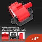 Ignition Coil & Iridium Spark Plug for Chevy Camaro Cadillac CTS (2010-2015)
