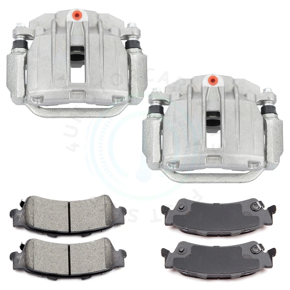 Rear Brake Calipers and Ceramic Pads for GMC Sierra 1500 (2007–2014)