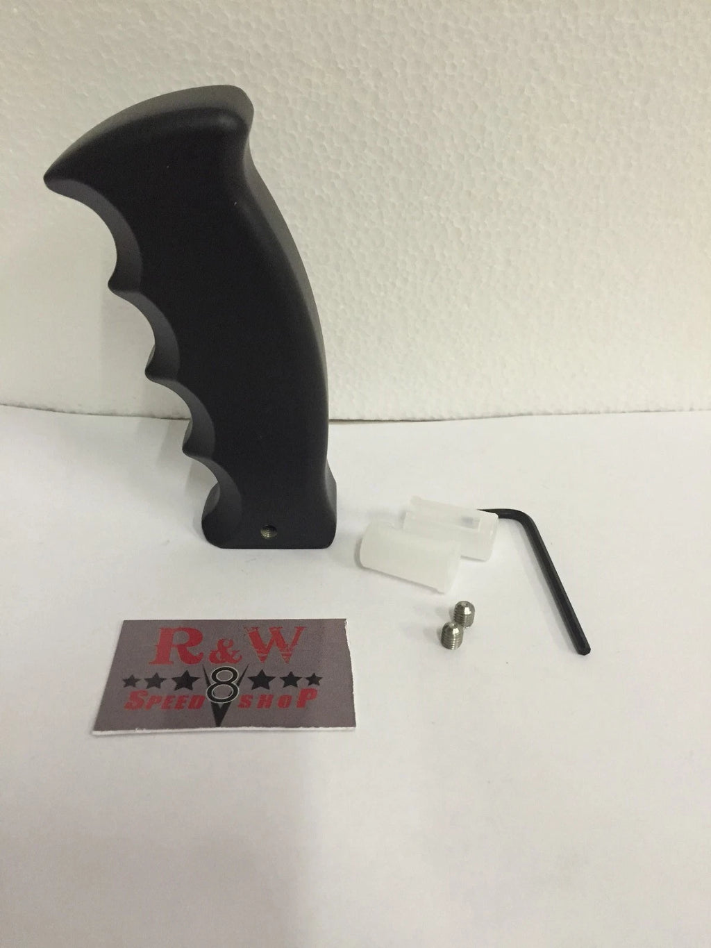 Aluminum Shift Knob Hot Rod Black Pistol Grip for Universal Manual Cars